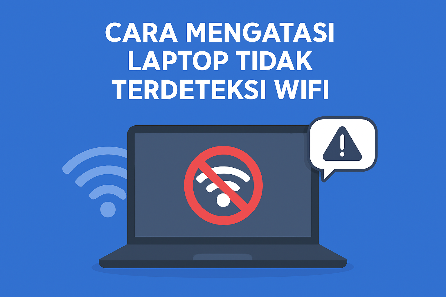 Mengatasi laptop tidak terdeteksi wifi
