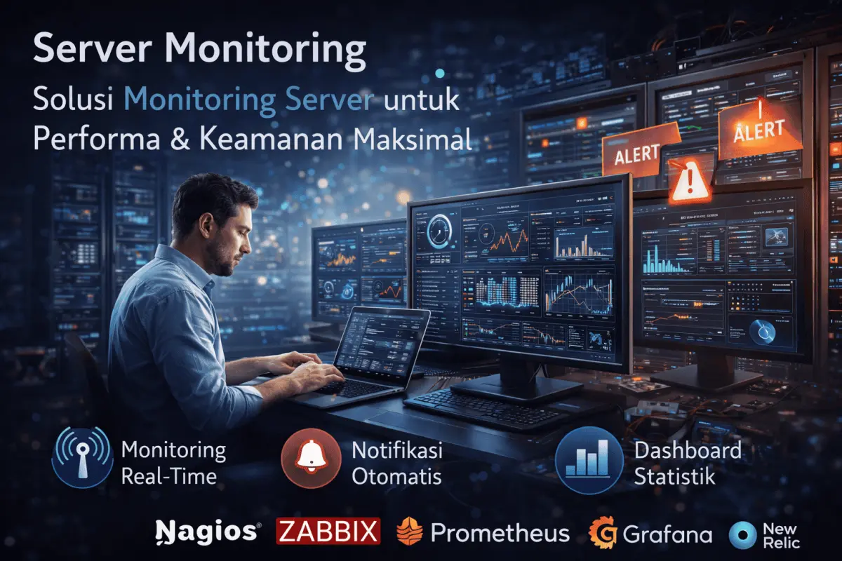 Server Monitoring – Solusi Monitoring Server untuk Performa dan Keamanan Maksimal