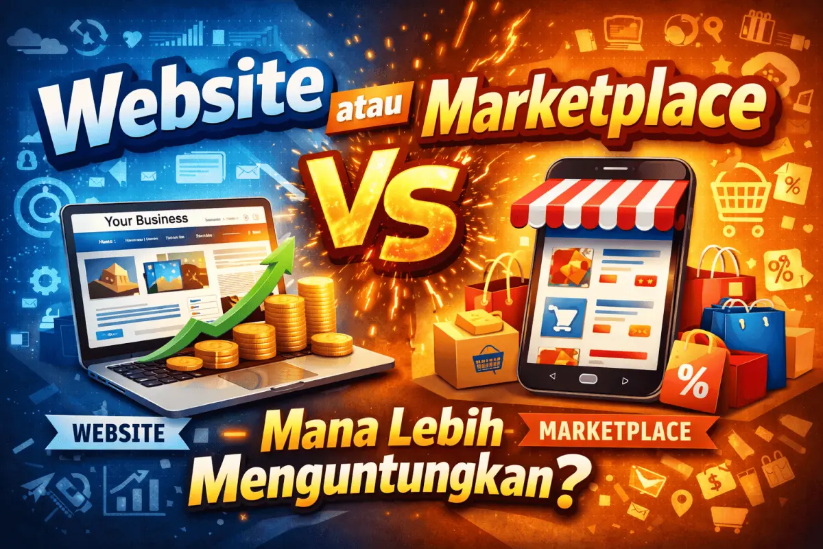 Website atau Marketplace Mana Lebih Menguntungkan