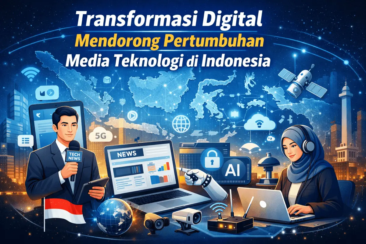 Transformasi Digital Mendorong Pertumbuhan Media Teknologi di Indonesia