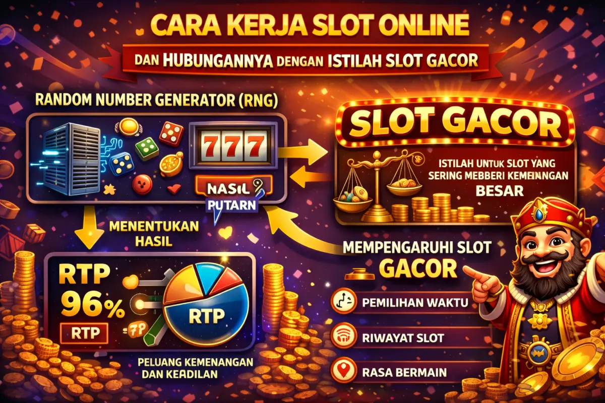 Cara Kerja Slot Online dan Hubungannya dengan Istilah Slot Gacor