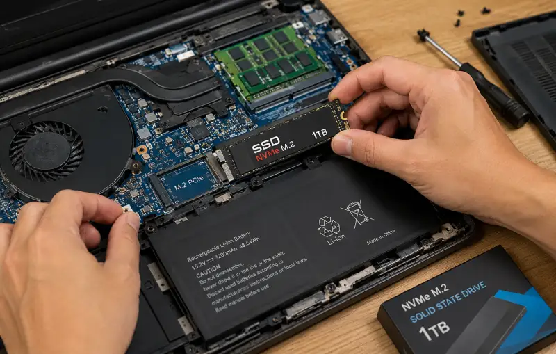 Upgrade SSD Laptop: Biaya, Manfaat, dan Cara Memilih yang Tepat (Update 2026)