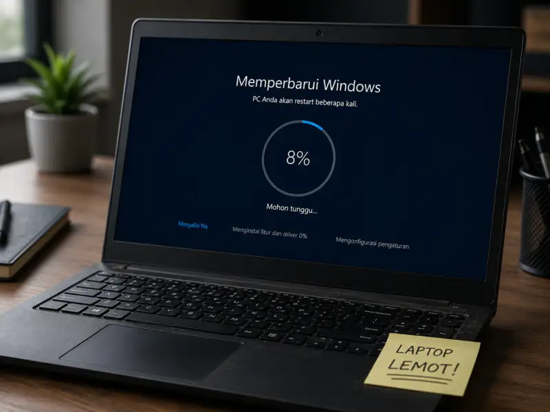 Laptop Lemot Setelah Update Windows? Ini 7 Penyebab dan Cara Mengatasinya