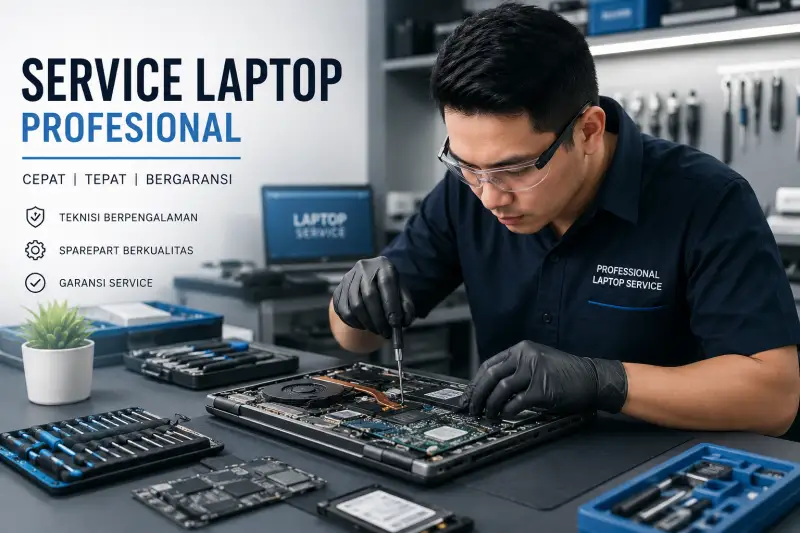Service Laptop Profesional vs Murahan: 10 Perbedaan yang Wajib Anda Tahu