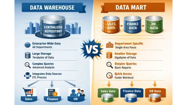 Mengetahui Apa Saja Perbedaan Data Warehouse dan Data Mart