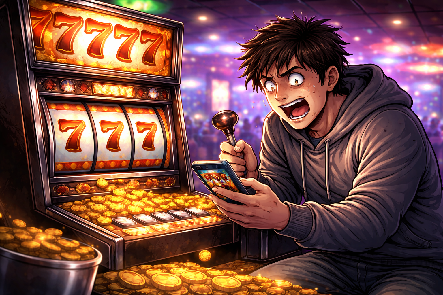 kecanduan bermain slot online