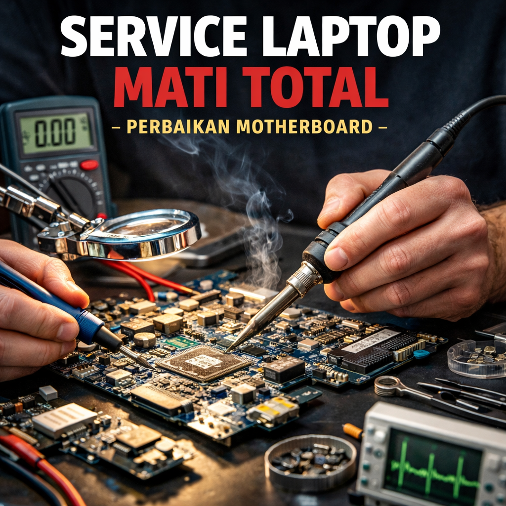 Perbaikan Laptop Mati Total – Service Motherboard murah Jakarta